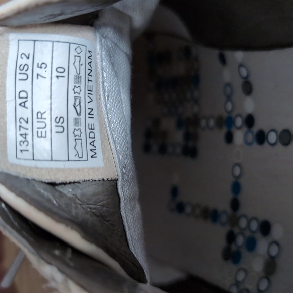 Mephisto Allrounder Lace Up Oxford Sneaker Size 10.0 US Suede & Canvas - Picture 12 of 14